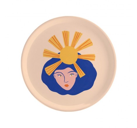 PLATEAU ROND EN BOIS,...