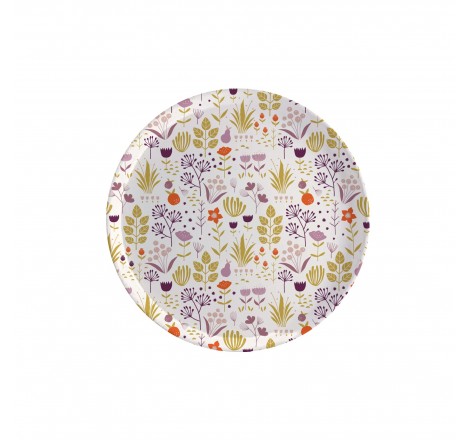 GRAND PLATEAU ROND EN BOIS,...