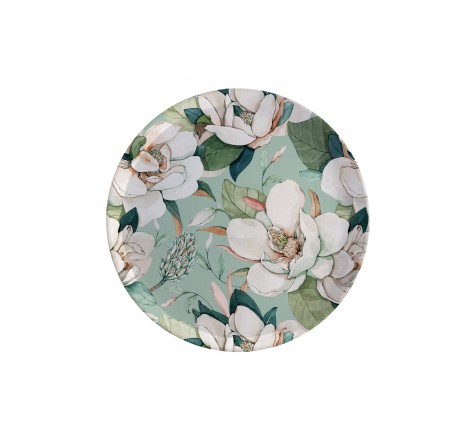 GRAND PLATEAU EN BOIS ROND,...